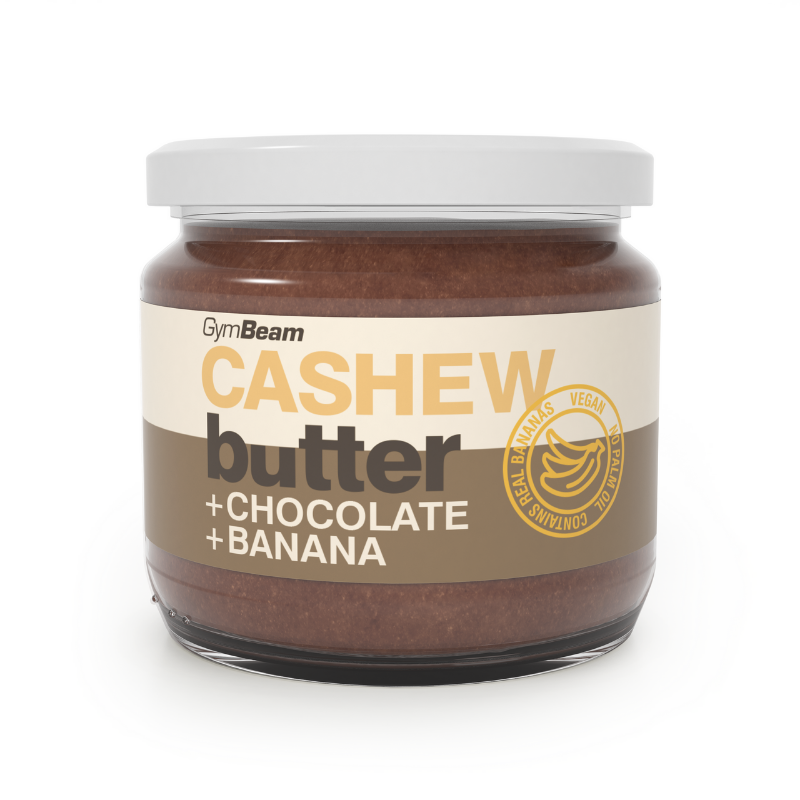 Cashew butter with chocolate and banana_GymBeam_cool-body.eu